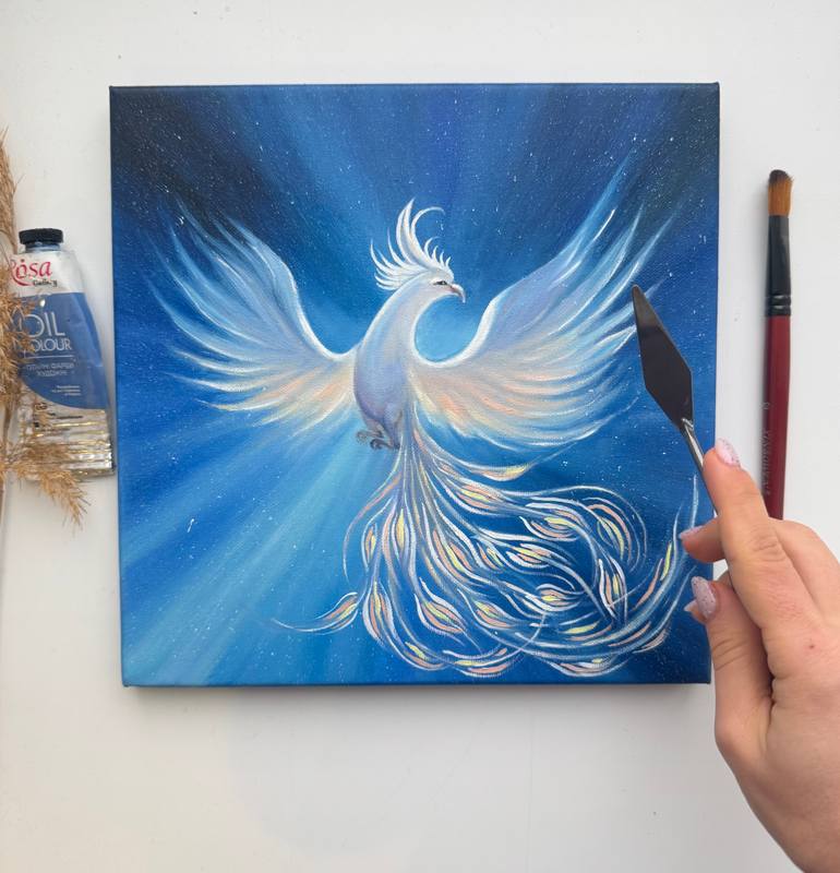 Original Folk Animal Painting by Alla Kyzymenko