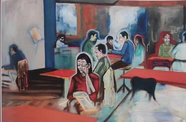 Print of People Paintings by Kubra Turhan