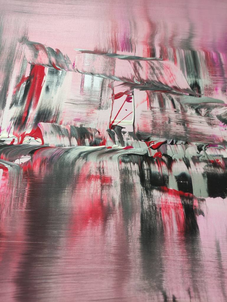 Original Fine Art Abstract Painting by Veronika Slívová