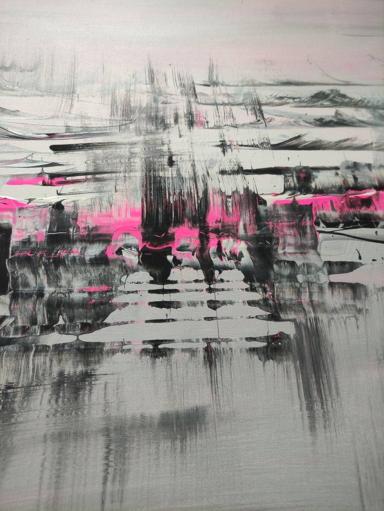 Original Fine Art Abstract Painting by Veronika Slívová