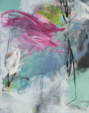Original Abstract Expressionism Abstract Paintings by Susanne Blum