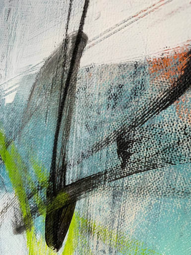 Original Abstract Expressionism Abstract Painting by Susanne Blum
