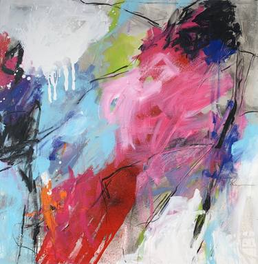 Original Abstract Expressionism Abstract Paintings by Susanne Blum