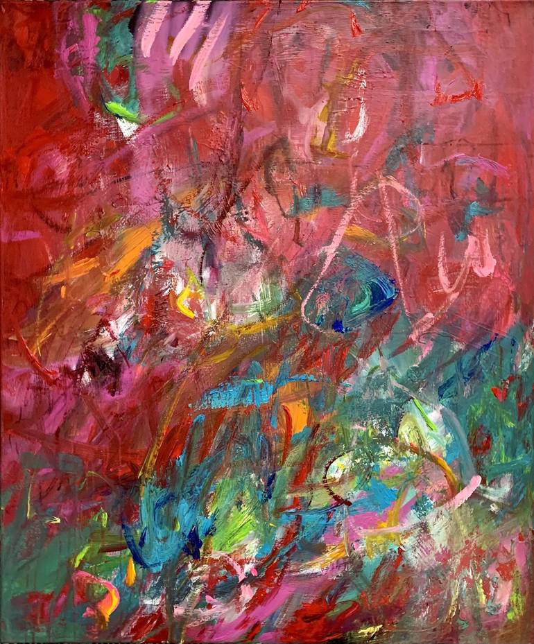 Wonderland (3) Painting by Susanne Blum | Saatchi Art