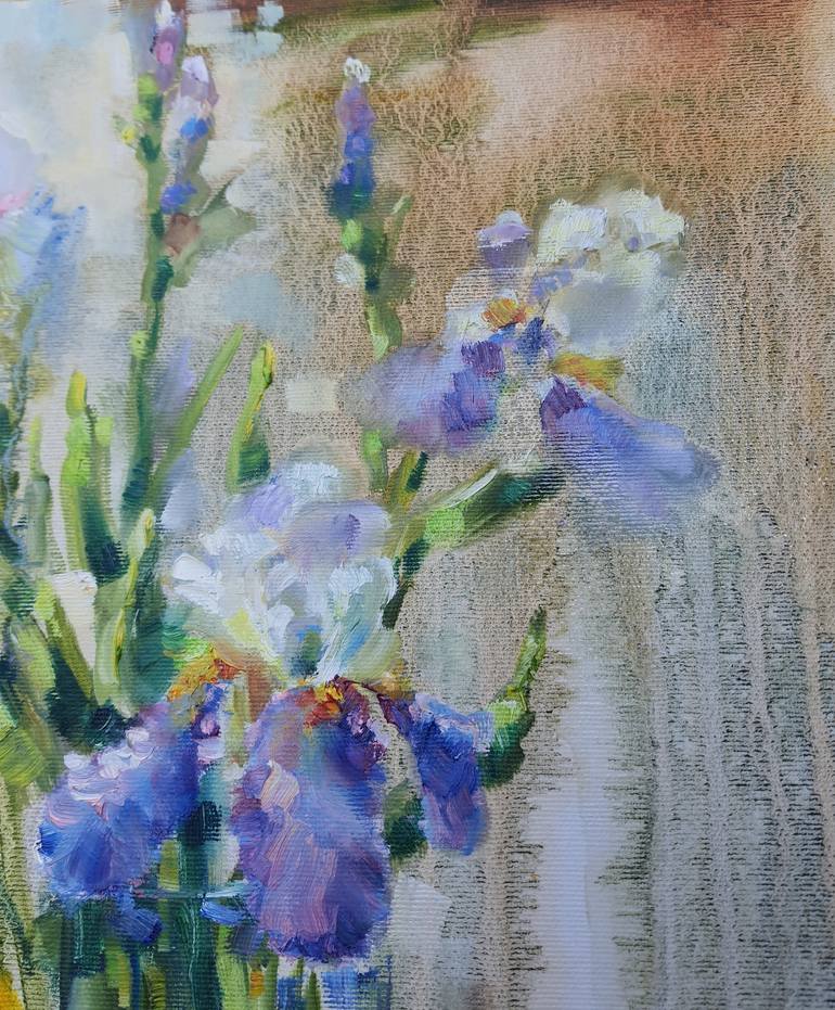 Original Floral Painting by Olha Laptieva