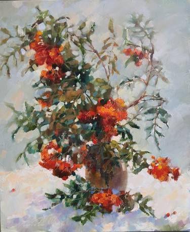 Print of Expressionism Still Life Paintings by Olha Laptieva