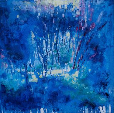 Original Abstract Expressionism Fantasy Paintings by Olha Laptieva