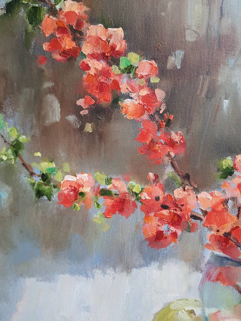 Original Fine Art Floral Painting by Olha Laptieva