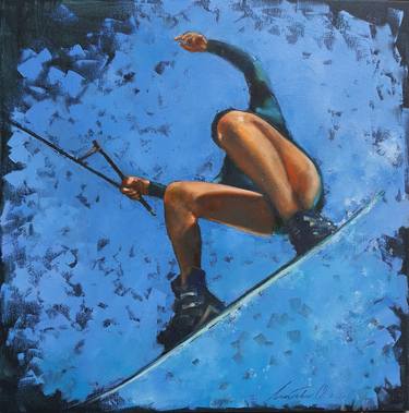 Print of Conceptual Sport Paintings by Olha Laptieva