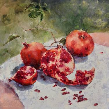 Original Impressionism Still Life Paintings by Olha Laptieva