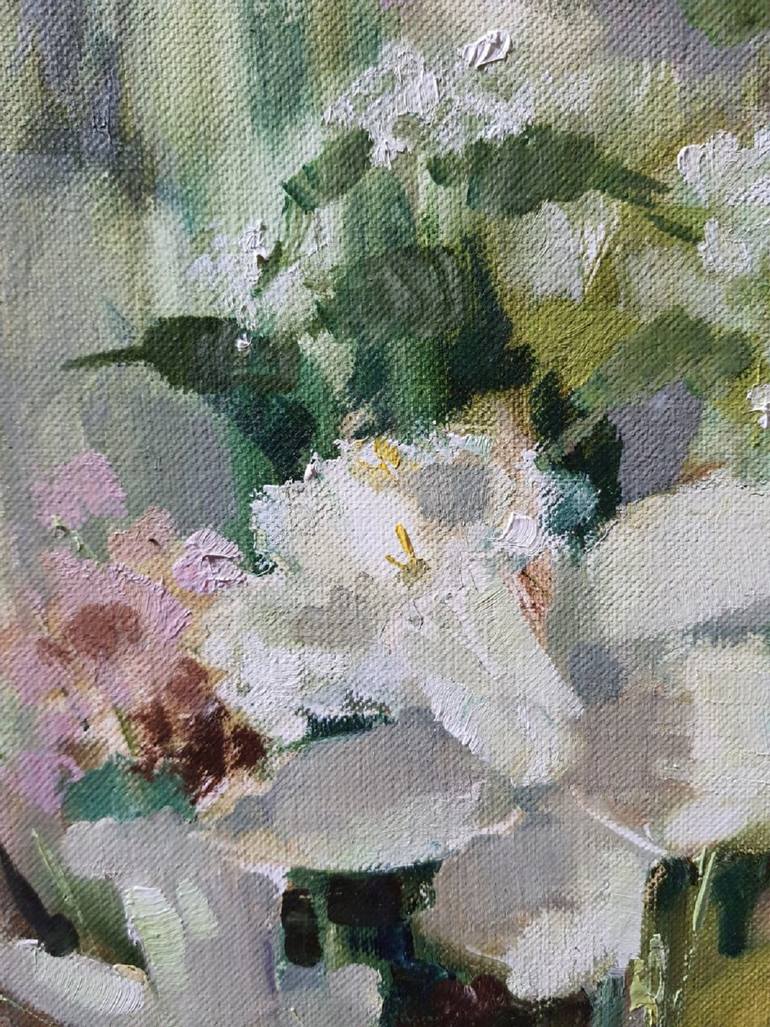 Original Expressionism Floral Painting by Olha Laptieva