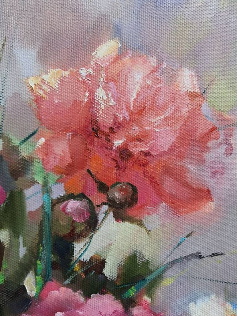 Original Floral Painting by Olha Laptieva