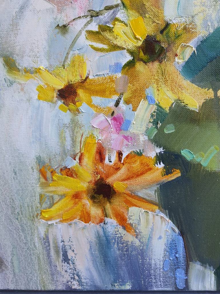 Original Expressionism Floral Painting by Olha Laptieva