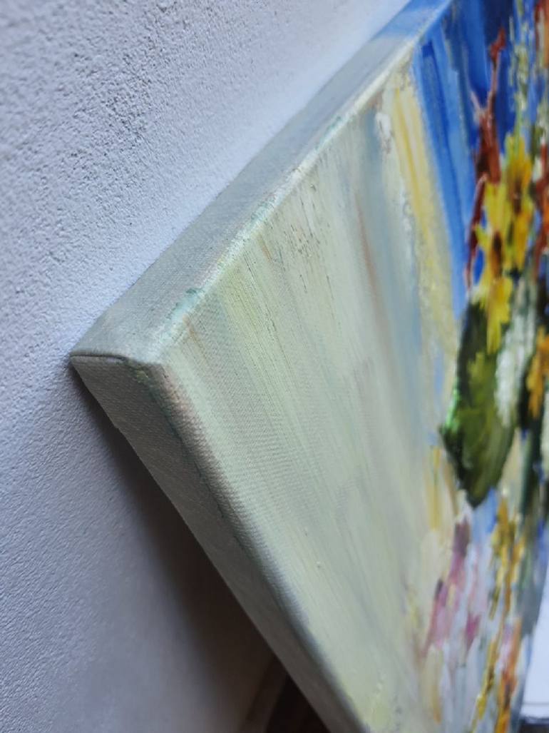 Original Expressionism Floral Painting by Olha Laptieva