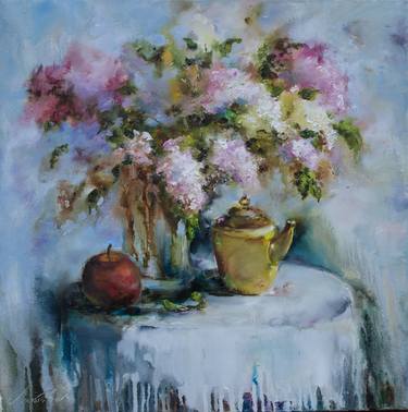 Original Expressionism Still Life Paintings by Olha Laptieva