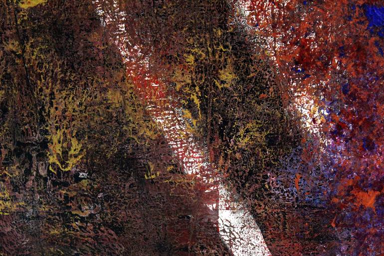 Original Abstract Expressionism Abstract Painting by Louis Knight