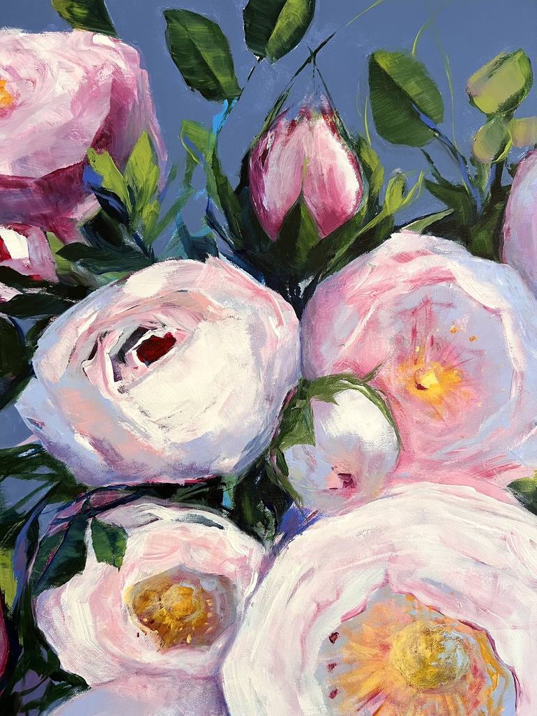 Original Floral Painting by Sandra Gebhardt-Hoepfner