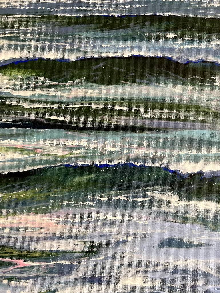 Original Impressionism Seascape Painting by Sandra Gebhardt-Hoepfner