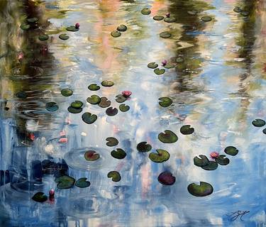 Original Impressionism Water Paintings by Sandra Gebhardt-Hoepfner