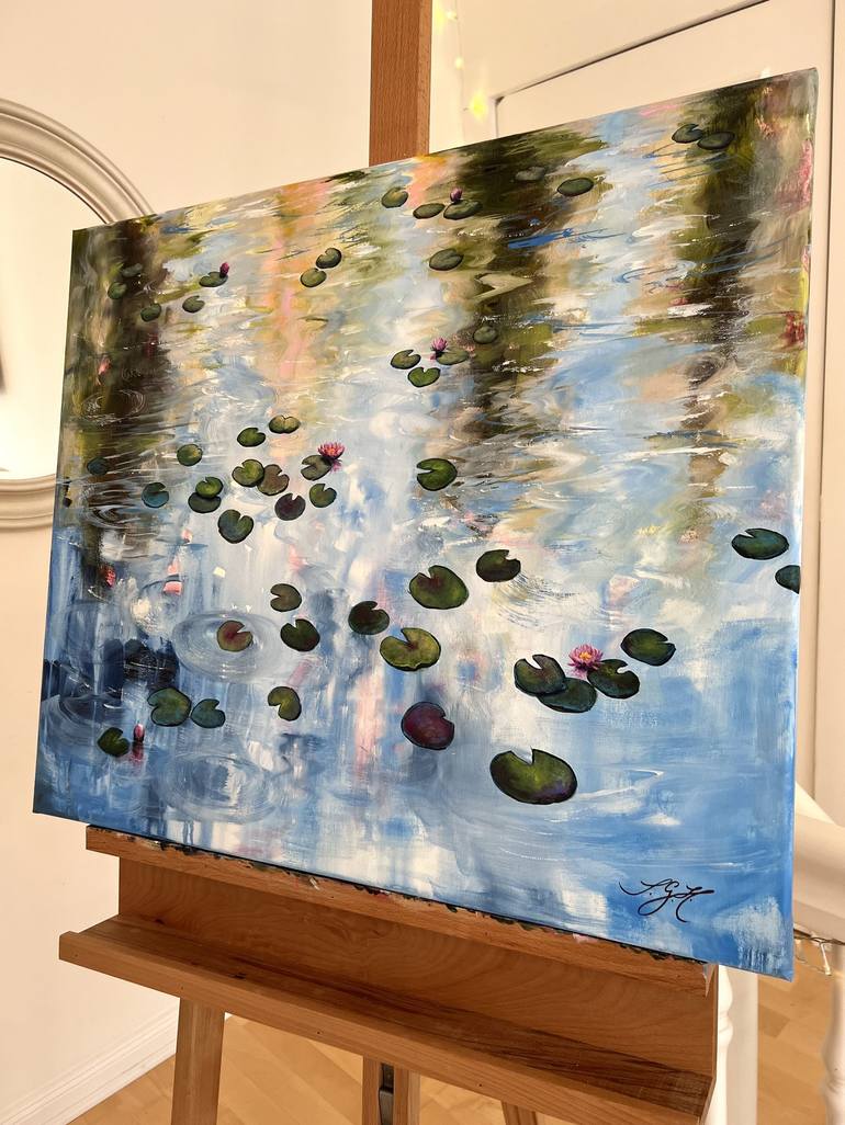 Original Impressionism Water Painting by Sandra Gebhardt-Hoepfner