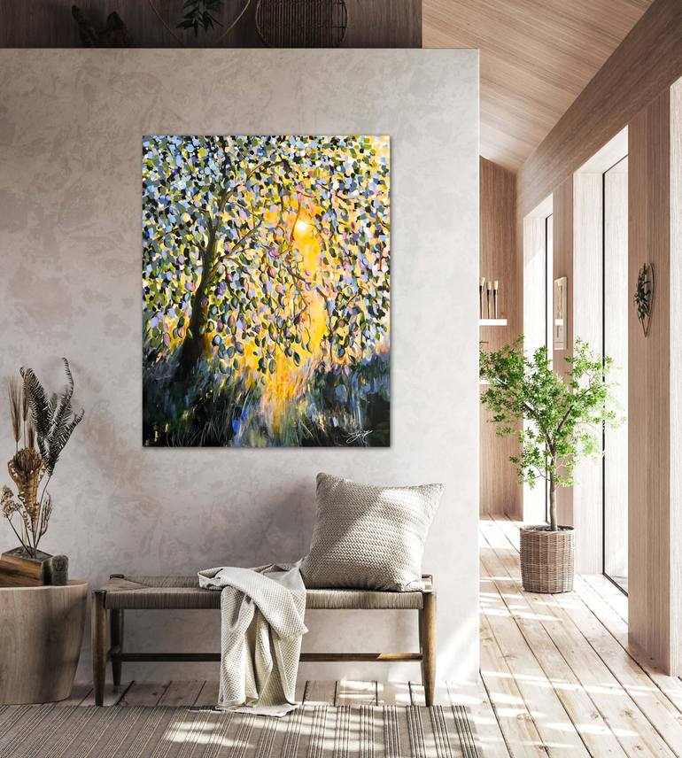 Original Contemporary Botanic Painting by Sandra Gebhardt-Hoepfner