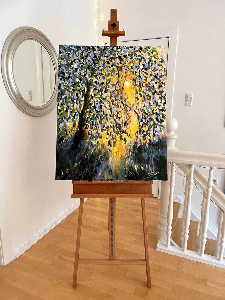 Original Contemporary Botanic Painting by Sandra Gebhardt-Hoepfner
