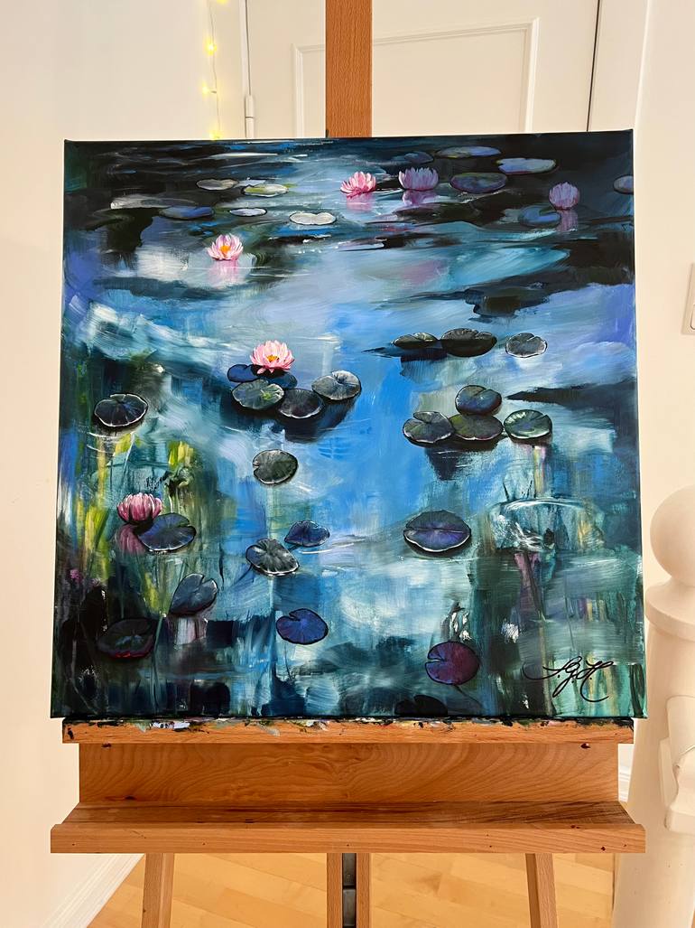 Original Contemporary Floral Painting by Sandra Gebhardt-Hoepfner