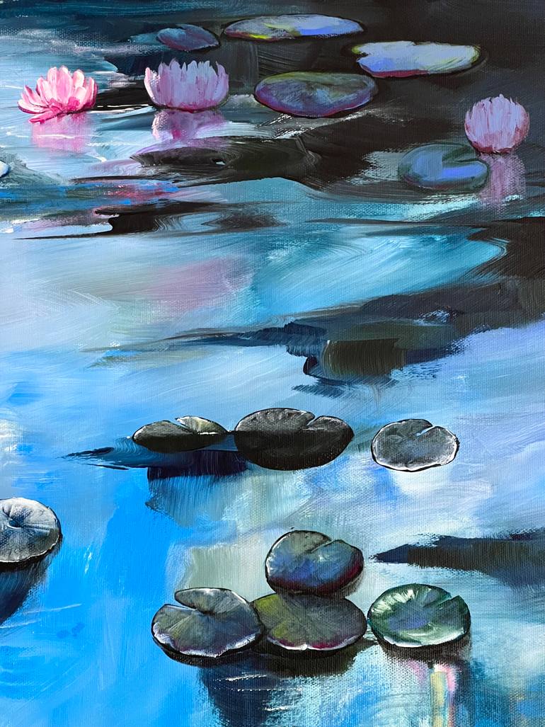 Original Contemporary Floral Painting by Sandra Gebhardt-Hoepfner
