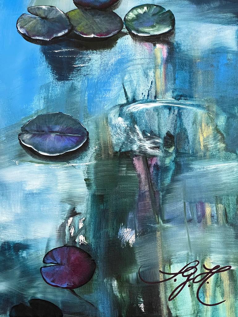 Original Contemporary Floral Painting by Sandra Gebhardt-Hoepfner