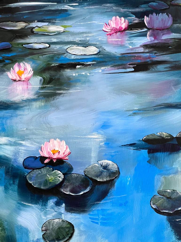Original Contemporary Floral Painting by Sandra Gebhardt-Hoepfner