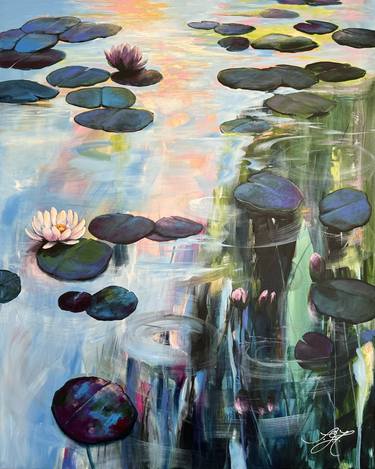 Original Impressionism Floral Paintings by Sandra Gebhardt-Hoepfner