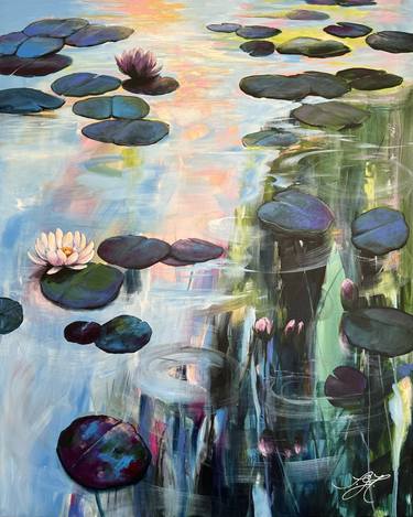 Original Floral Paintings by Sandra Gebhardt-Hoepfner