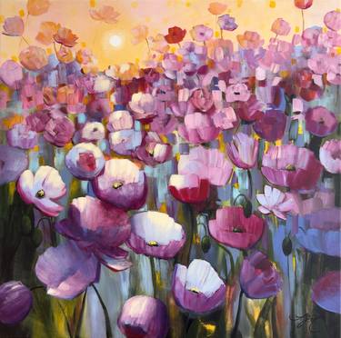 Original Impressionism Floral Paintings by Sandra Gebhardt-Hoepfner