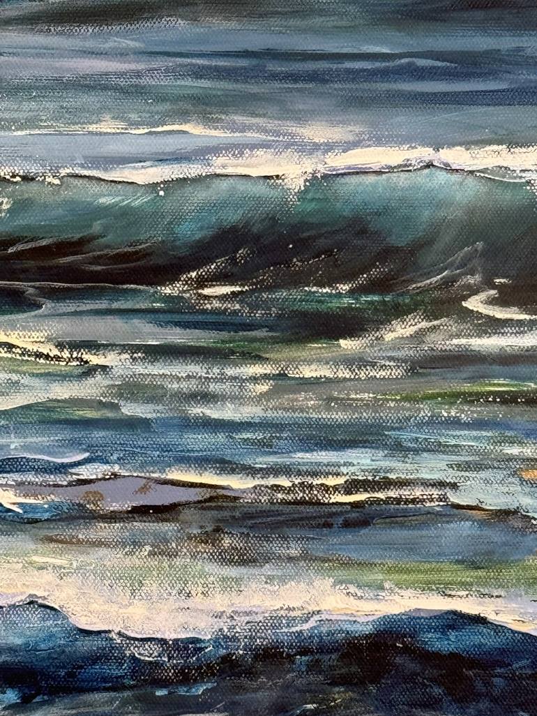 Original Contemporary Beach Painting by Sandra Gebhardt-Hoepfner