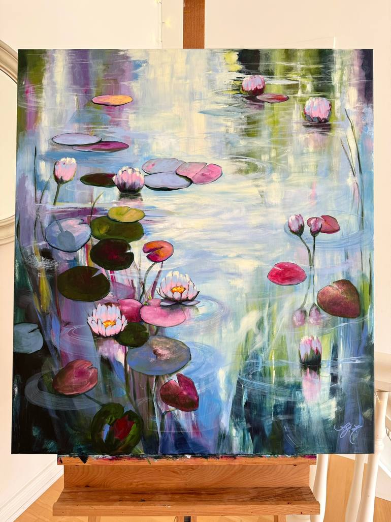 Original Contemporary Floral Painting by Sandra Gebhardt-Hoepfner