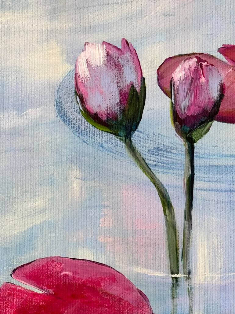 Original Contemporary Floral Painting by Sandra Gebhardt-Hoepfner