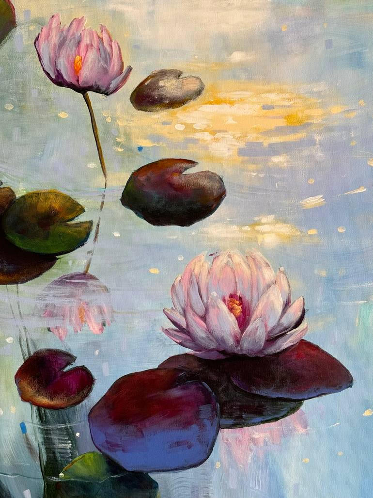 Original Contemporary Floral Painting by Sandra Gebhardt-Hoepfner