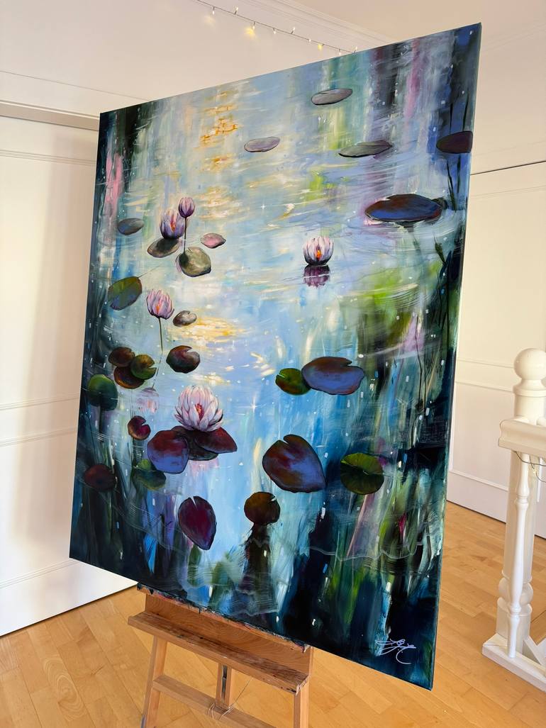 Original Contemporary Floral Painting by Sandra Gebhardt-Hoepfner