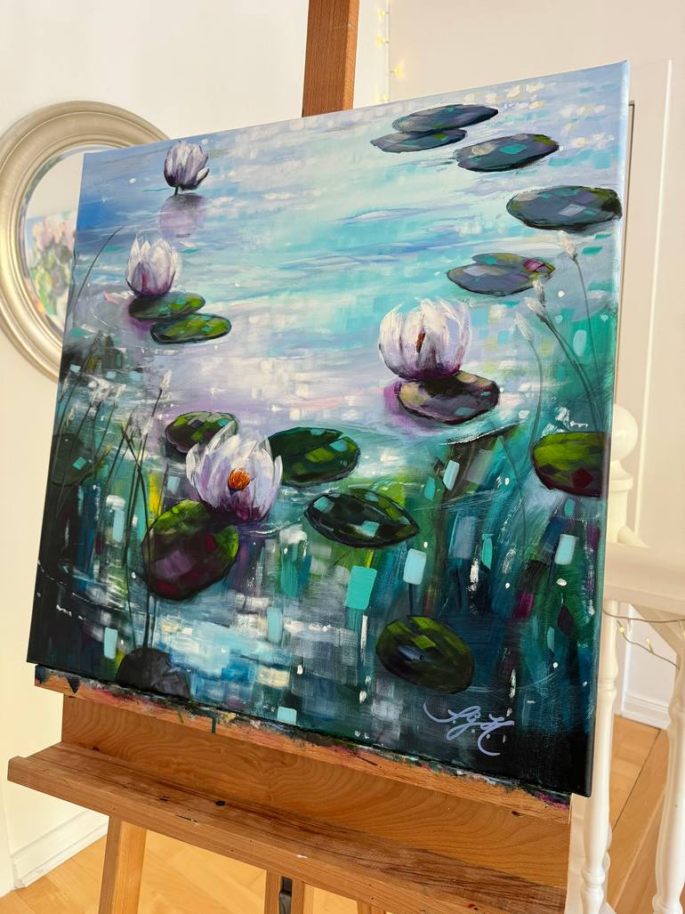 Original Contemporary Floral Painting by Sandra Gebhardt-Hoepfner