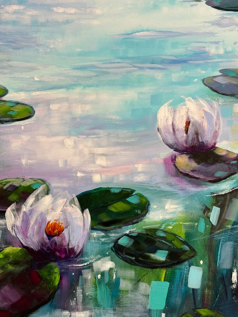 Original Contemporary Floral Painting by Sandra Gebhardt-Hoepfner