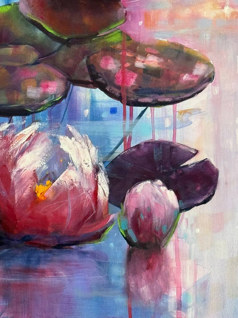 Original Impressionism Floral Painting by Sandra Gebhardt-Hoepfner