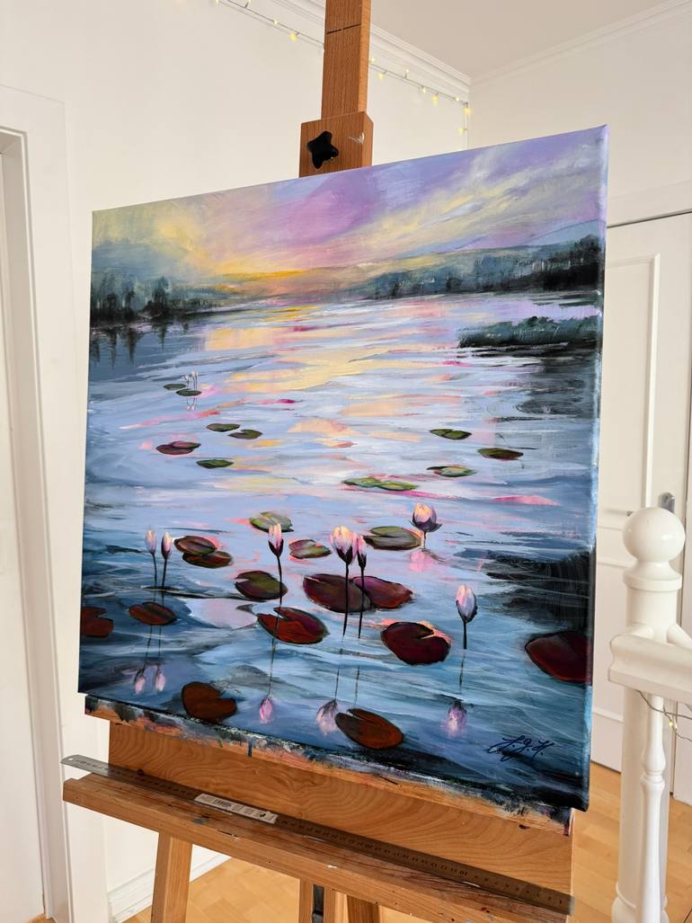 Original Contemporary Floral Painting by Sandra Gebhardt-Hoepfner