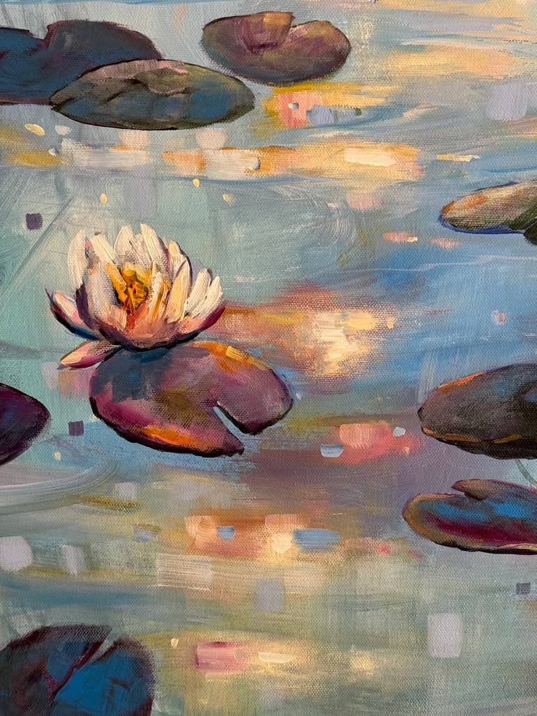 Original Impressionism Floral Painting by Sandra Gebhardt-Hoepfner