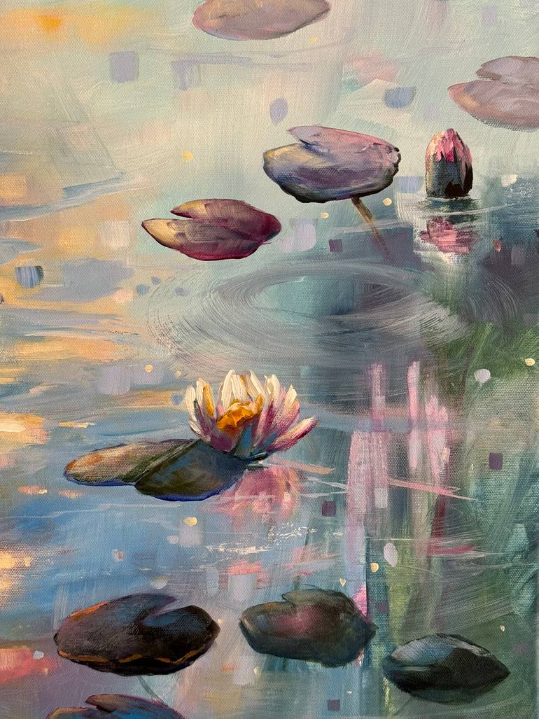 Original Impressionism Floral Painting by Sandra Gebhardt-Hoepfner