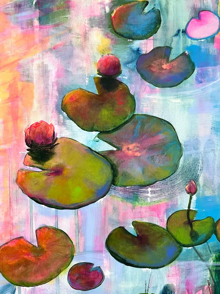 Original Impressionism Floral Painting by Sandra Gebhardt-Hoepfner
