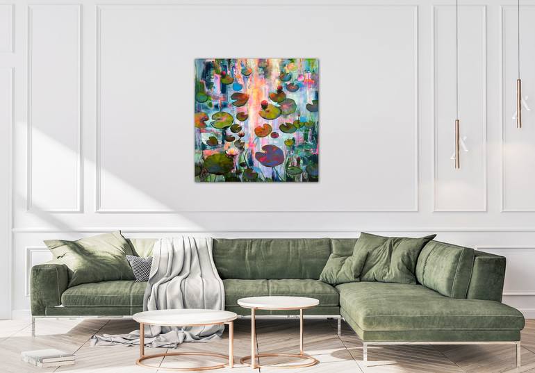 Original Impressionism Floral Painting by Sandra Gebhardt-Hoepfner