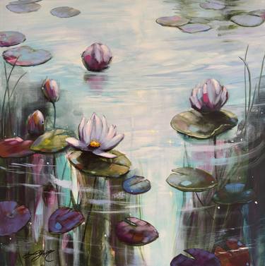 Original Contemporary Floral Painting by Sandra Gebhardt-Hoepfner