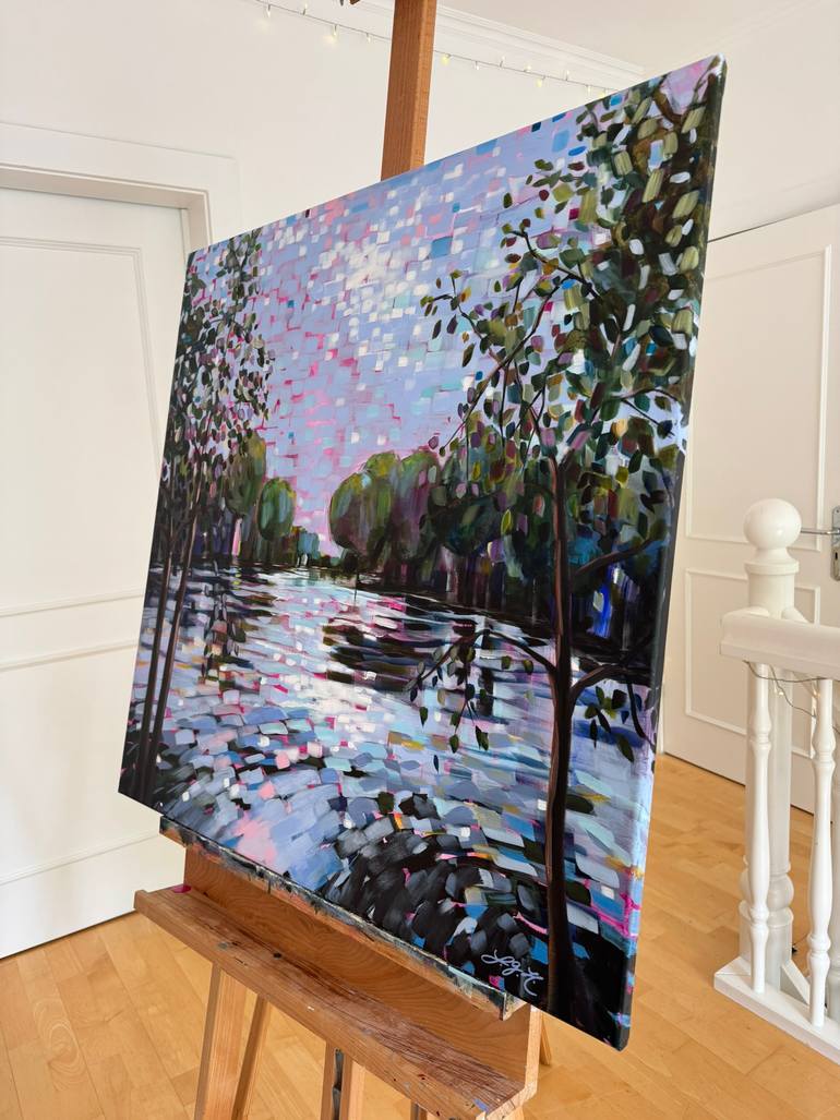 Original Impressionism Seascape Painting by Sandra Gebhardt-Hoepfner