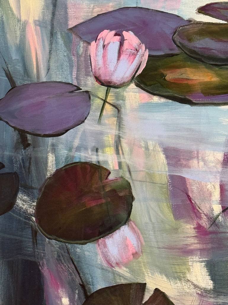 Original Impressionism Floral Painting by Sandra Gebhardt-Hoepfner
