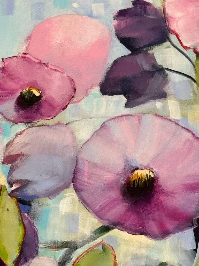 Original Impressionism Floral Painting by Sandra Gebhardt-Hoepfner